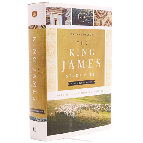KJV, The King James Study Bible, Cloth over Board, Red Letter, Full-Color Edition: Holy Bible, King James Version Hardcover