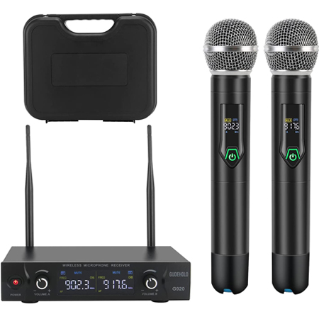 GUDEHOLO Wireless Microphone System with case