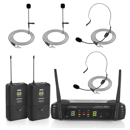 Pyle 2 Channel Wireless Microphone System
