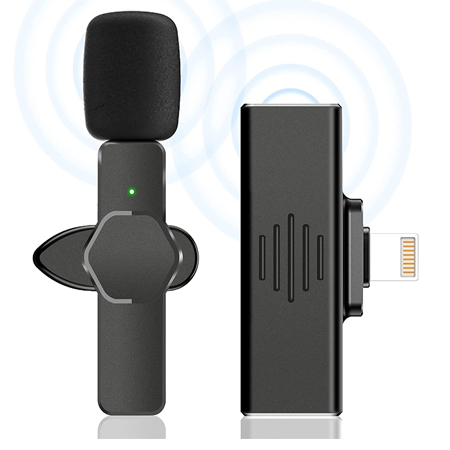 Lapel Microphone Wireless with Noise Reduction