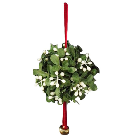 Mistletoe Ball Christmas Tree Ornament